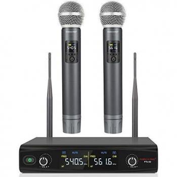 Phenyx Pro UHF Wireless Handheld Microphone System, 30 Adjustable Frequency
