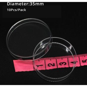 Platos de Petri estériles con tapa, 10 piezas, 90x16mm, para experimentos de laboratorio