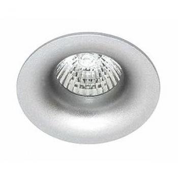 Hiéroglyphe Intégré 1xGU10 Argent 3×8,5×8,5 cm Découpé Ø7 mm