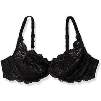 PLAYTEX FLOWER ELEGANCE Underwire Bra for Women in Black