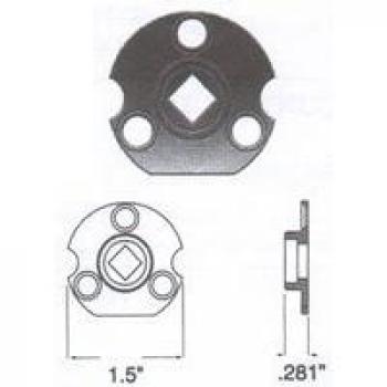Baldwin 5098004A Estate Satin Stainless Steel Backplate