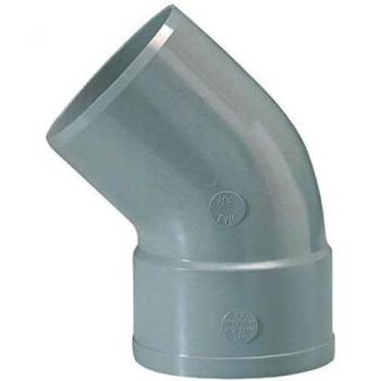 Coudé 45° PVC 100 mm MF Girpi