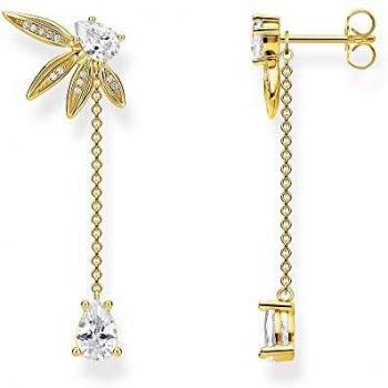 Gold Leaf Drop Earrings, Magic Garden Series – Thomas Sabo