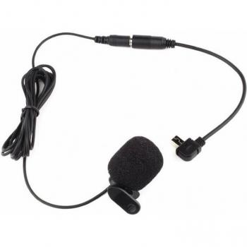 Micrófono Lavalier Mayitr 3.5mm Negro 30Hz-15KHz + Cable Adaptador para GoPro Hero 3/3+/4