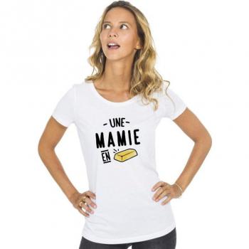 Blusa donna “Madre dorata” bianca