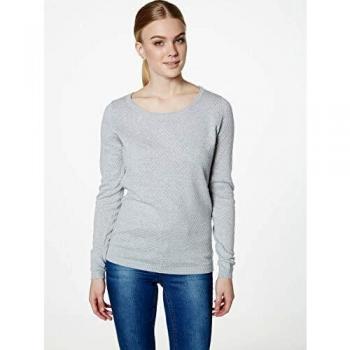 Vero Moda Rundhalspullover »VMCARE STRUCTURE LS O-NECK BLOUSE«, aus Bio-Baumwolle