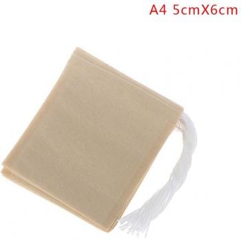 Leere Teebeutel aus Papier, kordelverschlossen, für Kräuter – 100er Packung