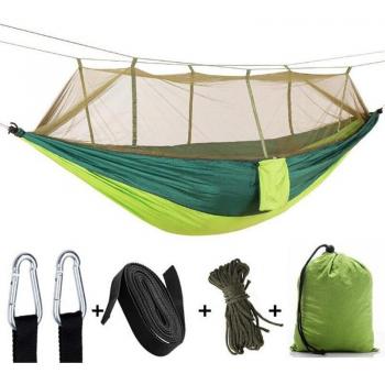 Hamaca para exteriores con mosquitera