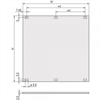 Schroff Frontale Argento 30807776