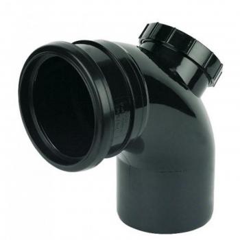 FLOPLAST 110mm Soil Ring Seal 92.5 Degree Access Bend