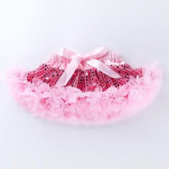 Falda de Paillettes para Bebés 0-2T