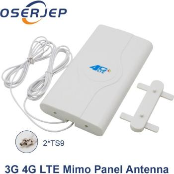MIMO 4G LTE External Antenna 700-2600MHz with TS9 Connectors