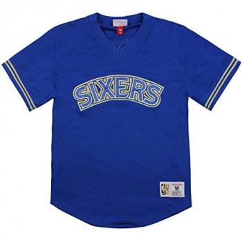 Mitchell & Ness Philadelphia 76ers NBA Champion Game Mesh V-Neck Jersey