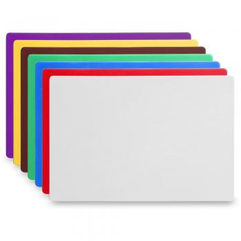 White HACCP Dairy Cutting Board Hendi 825518 450x300 mm