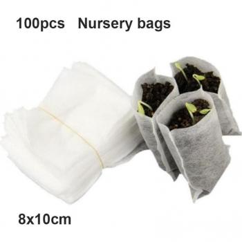 Sac à plantation 8×10 cm – Lot de 100 pots