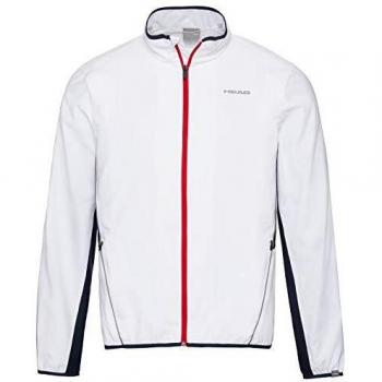 Weiß/Dunkelblau Kinder Club Jacke für Jungen – XL