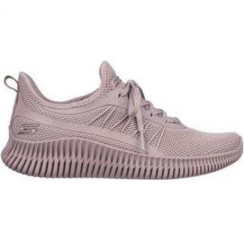 Zapatillas Skechers Bobs Geo para mujer en color rosa