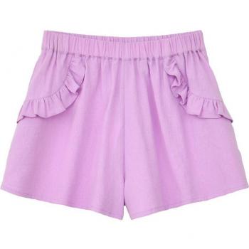 Short mini avec volants pour fille
