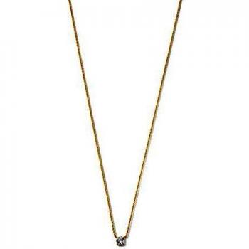 Collier en Or 14 Carats avec Zirconia Le Marais Garance