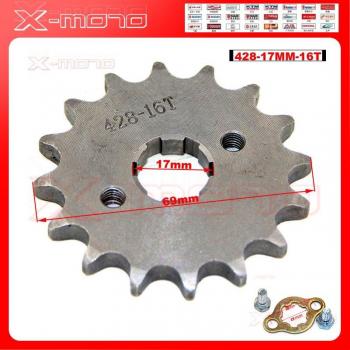 428 16 T Zahnrad 20mm für Lifan YX Loncin Zongshen Schmutz Fahrrad ATV Quad Go-Kart Buggy Rolle