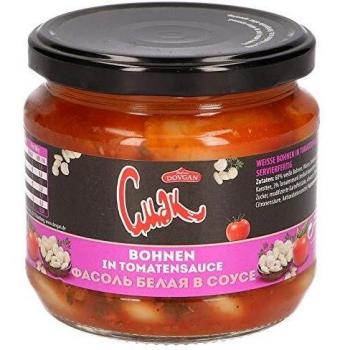 Scharfe russische Bohnen in Sauce Dovgan 340 g
