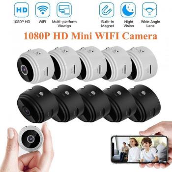 Camara de Seguridad 1080P Mini con WIFI, DVR y Soporte de Tarjeta SD
