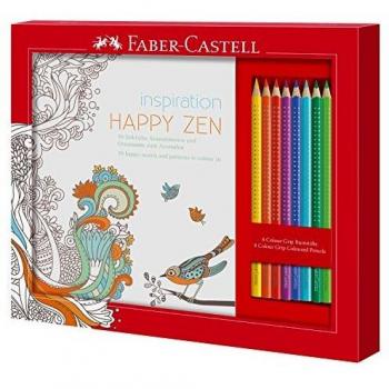 Faber-Castell Colour Grip Happy Zen Matite da Colore Set