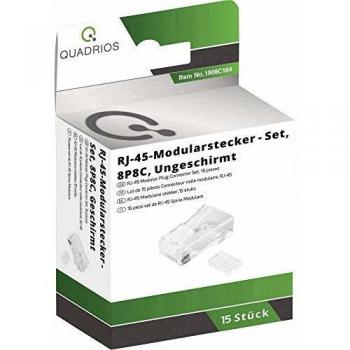 Kit di spine modulari 8P8C non schermato Quadrios, 15 pz