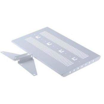 Schröck Ripiano 19” 2U 250 mm Alluminio Zincato – Sistema Armadio Rack – Grigio