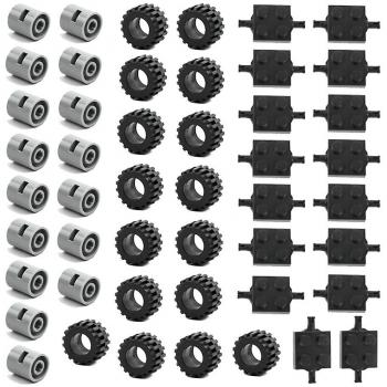 Kit de 48 Roues Miniatures pour Construction