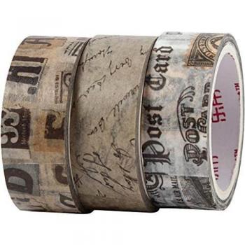 Washi Tape – 15 mm Width, 5 M Length (Letter Size), 3 Rolls per Pack