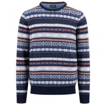 FYNCH-HATTON Strickmodell für Herren mit Rippdetails
