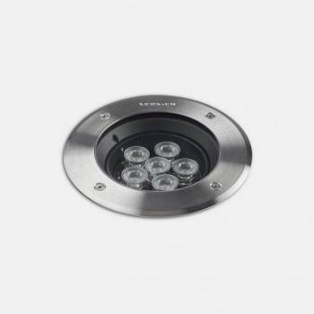 Please note that the product is described as an Outdoor LED Recessed Ground Uplight made of Stainless Steel Polished with a diameter of 8.5 cm and a light output of 260 lumens at a beam angle of 6
