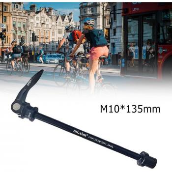 Brocheta EjeFácil 10x135 – Accesorio de Bicicleta en Aleación Negra