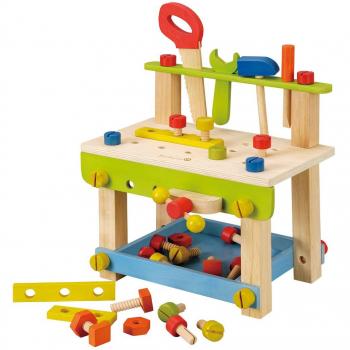 Laboratorio da costruttore EverEarth in legno e plastica riciclabile