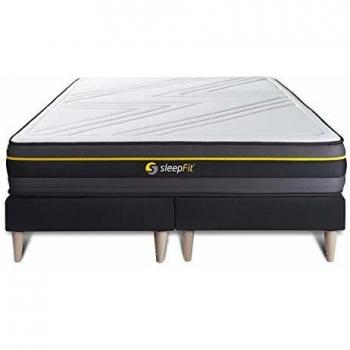 Sleepfit Ensemble Double 160x200 avec Matelas à mémoire de forme