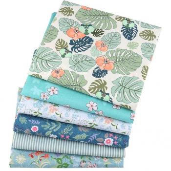 Material textil verde para ropa de cama infantil