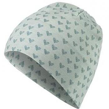 Sterntaler Beanie mit Herzen in Grün