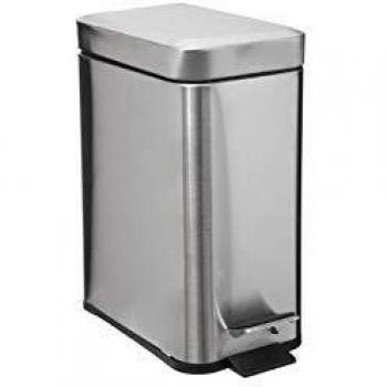 Poubelle 5L rectangulaire en inox