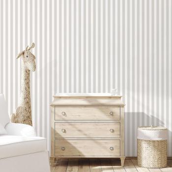 Bébés Minutieux 2 Régence Rayon Papier Mural Beige Galerie