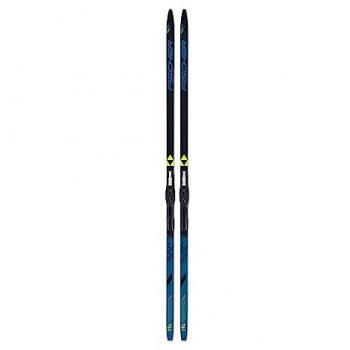 Fischer Langlauf Ski Set Fibre Crown EF montiert