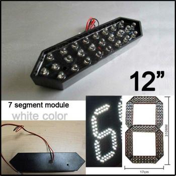 Display LED 7‑Segmentos 12 Números en Blanco con Señales Impermeables