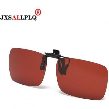 Gafas de pesca con lentes polarizados y luz LED anti-retroiluminación
