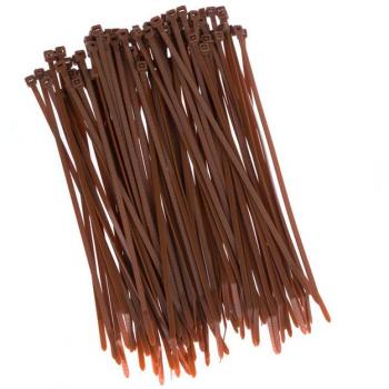 Fascette d'ancrage marron 14 cm