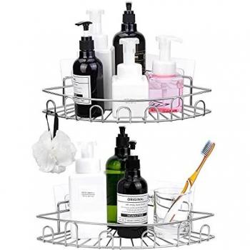 Adhesive Hook Rack for Bathroom Shelves