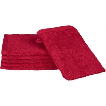 Premium ROSS Waschhandschuhe – 6 Stück – 16 x 22 cm – 100 % Baumwolle