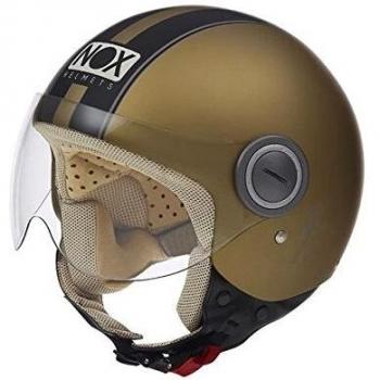 Casque N210 Jet Noir Mat Or