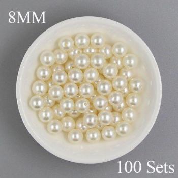 Cuentas Remache DIY Cuero 8mm