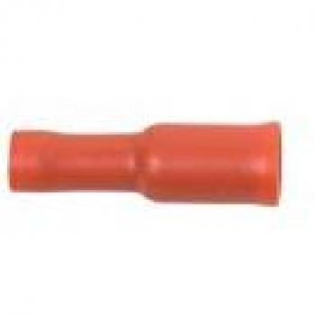 HELLA 8KW 045 145‑003 Rundsteckhülse für Fahrzeugkabel – rot