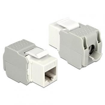 Delock RJ45 Keystone Buchse Cat.6 UTP, weiß
